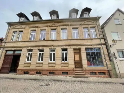 Das Gebäude in dem sich die Ferienwohnung befindet