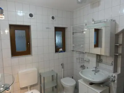 Ein Badezimmer in der Unterkunft Ferienwohnung Haus Winterberg