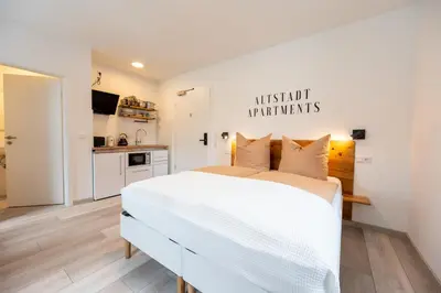 Küche/Küchenzeile in der Unterkunft Altstadt Apartments