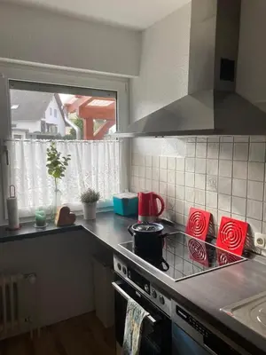 Küche/Küchenzeile in der Unterkunft Ferienwohnung Gemütliches Eck