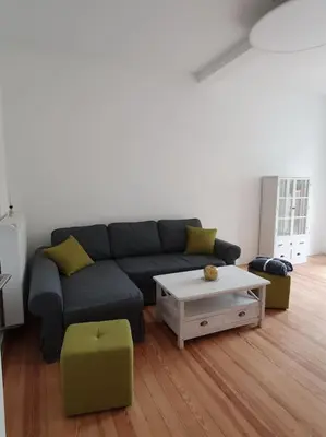 Ein Sitzbereich in der Unterkunft EG Weststadt Karlsruhe 4 Zimmer