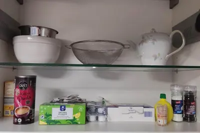 Küche/Küchenzeile in der Unterkunft Schönes gemütliches Haus TopLage