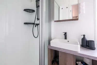 Ein Badezimmer in der Unterkunft Gecko - The Tiny House