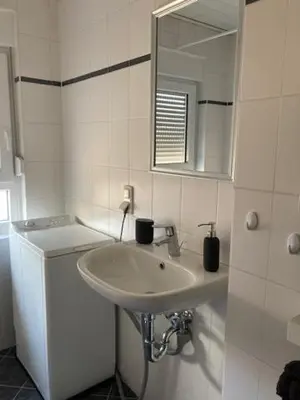 Ein Badezimmer in der Unterkunft Appartment Griesheim