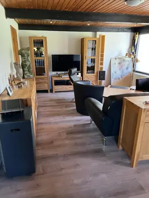 Grundriss der Unterkunft Bungalow Nordschwarzwald im Ferienpark Schellbronn mit tollem Garten für Natur- und Tierliebhaber