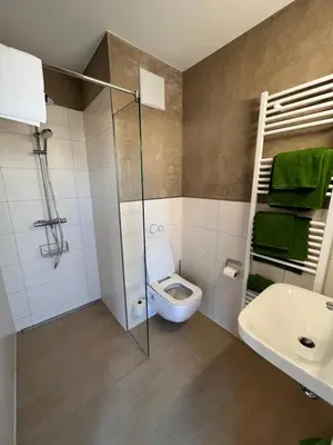 Ein Badezimmer in der Unterkunft Gasthof Seeklause