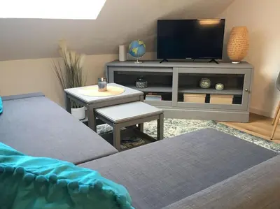 TV/Unterhaltungsangebot in der Unterkunft Gemütliches Apartment am Kurhaus in Dobel