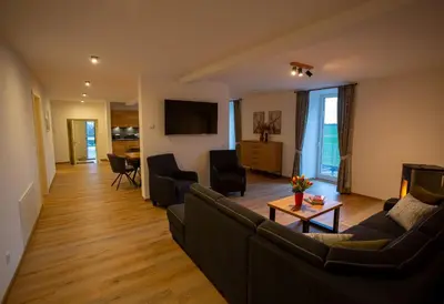 TV/Unterhaltungsangebot in der Unterkunft Ferienwohnungen - Gutshof Dürrhof