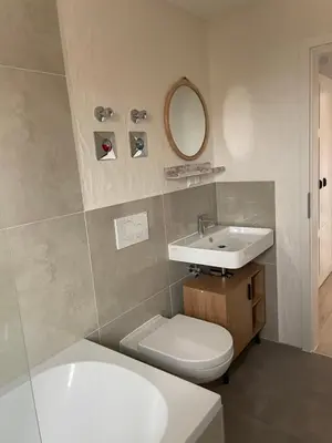 Ein Badezimmer in der Unterkunft Freigeist Apartments