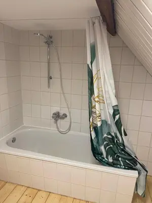 Ein Badezimmer in der Unterkunft Hideaway im Odenwald nahe Heidelberg