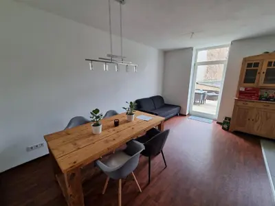Ein Sitzbereich in der Unterkunft Süße Marie 1