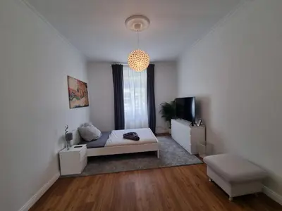 Ein Bett oder Betten in einem Zimmer der Unterkunft Süße Marie 1