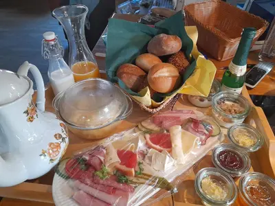 Essen in der Ferienwohnung oder in der Nähe