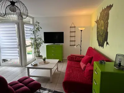 TV/Unterhaltungsangebot in der Unterkunft Wohnung Emilia