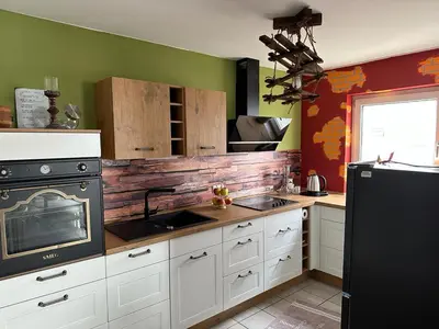 Küche/Küchenzeile in der Unterkunft Wohnung Emilia