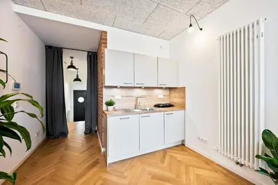Küche/Küchenzeile in der Unterkunft Lit Living - Luxus Loft - Box Spring - Air Con - BBQ - Panorama