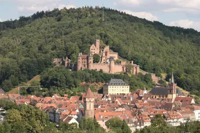 Ein allgemeiner Bergblick oder ein Berglick von der Ferienwohnung aus