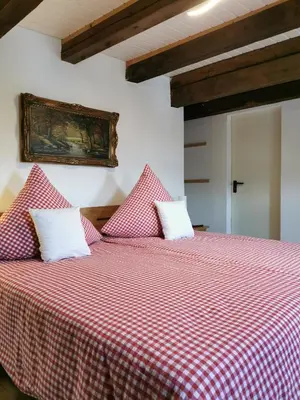 Ein Bett oder Betten in einem Zimmer der Unterkunft Apartment am Zolltor