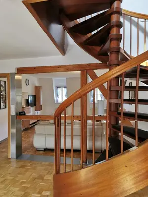 Ein Bett oder Betten in einem Zimmer der Unterkunft Apartment am Zolltor