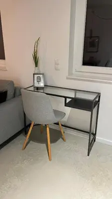 Ein Sitzbereich in der Unterkunft M Apartment Loft - stylish minimalisitisch außergewöhnlich
