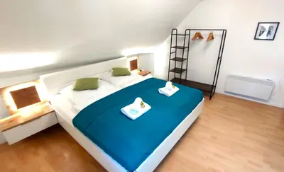 Ein Bett oder Betten in einem Zimmer der Unterkunft Im Herzen der Altstadt