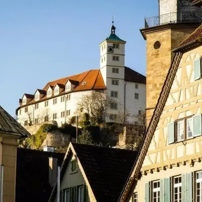 Das Gebäude in dem sich die Ferienwohnung befindet