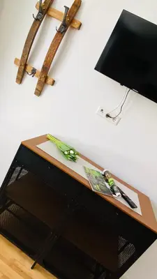 TV/Unterhaltungsangebot in der Unterkunft Heimatliebe Erfweiler Wohnung ZWÄ