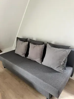 Ein Sitzbereich in der Unterkunft Ochsen-Durlach