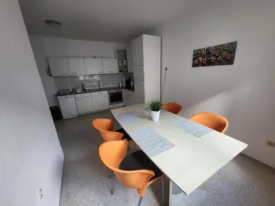 Küche/Küchenzeile in der Unterkunft Ferienwohnung Braunshardt