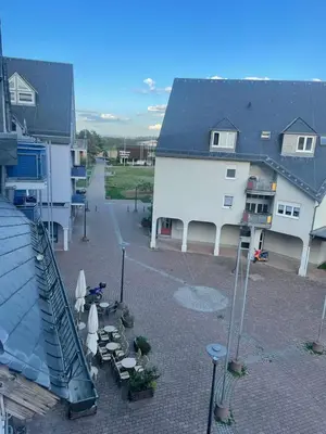 Das Gebäude in dem sich die Ferienwohnung befindet