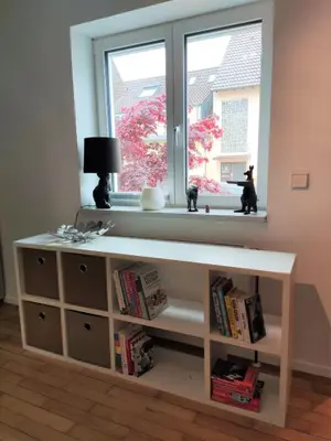 Die Bibliothek in der Ferienwohnung